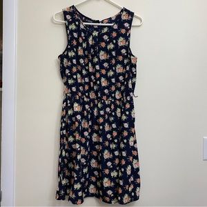 *Lowest possible price* | Navy Blue Floral Dress